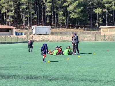 Entraînements de rugby à Olmeto-Propriano