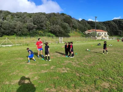 Entraînements de rugby à Olmeto-Propriano