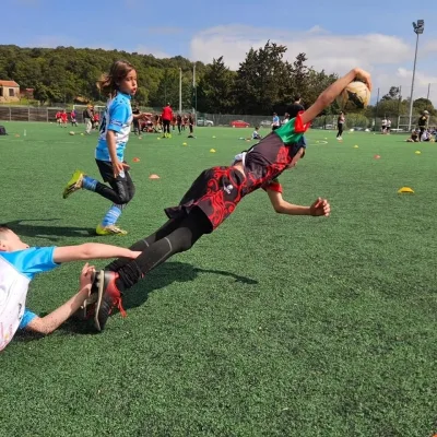 Entraînements de rugby à Olmeto-Propriano