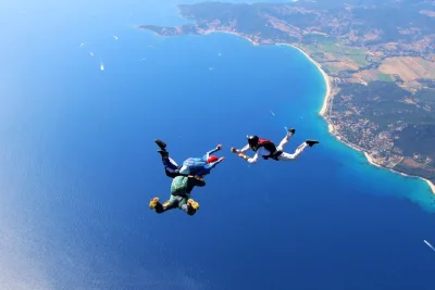 Parachutisme à Propriano 20110